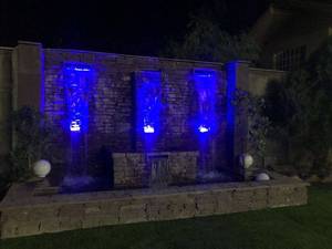 اجرای آبنمای پره ای در سهلیه کرج