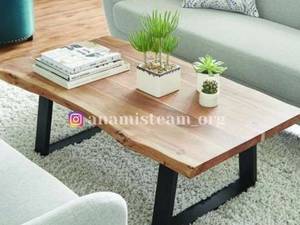 میز جلو مبلی به سبک روستیک در مازندران