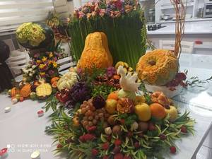 میوه آرایی ساده برای جشن
