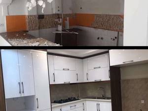اجرای دکور بار و کابینت  از جنس ممبران