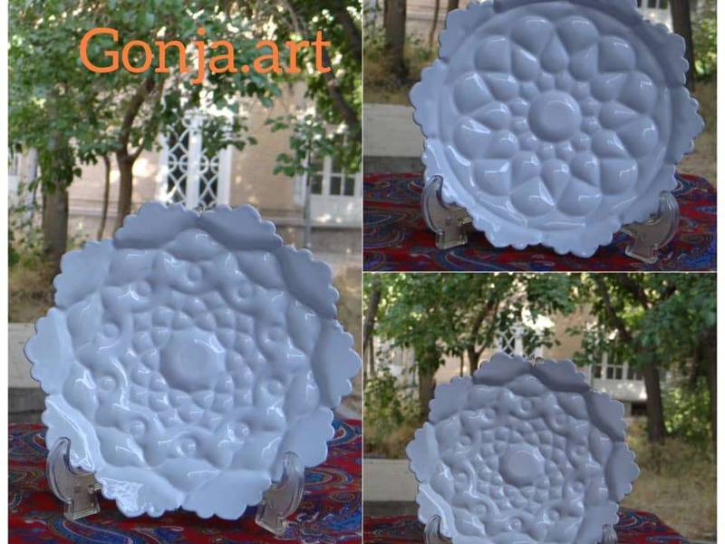 بشقاب ۲۰ سانتی متریال مس در مرکزی