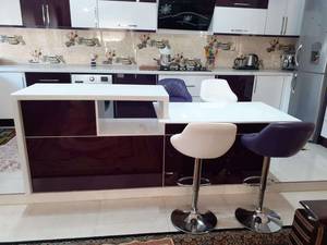 ساخت کابینت های گلاس دو رنگ در مازندران