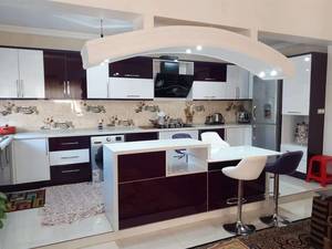 ساخت کابینت های گلاس دو رنگ در مازندران