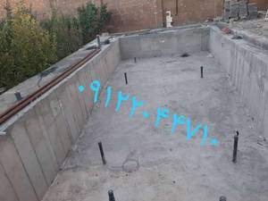 اجرای آرماتوبندی  استخر آبسرد در دماوند