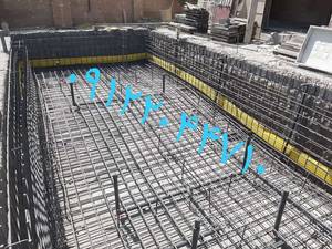 اجرای آرماتوربندی استخر لواسان