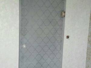 اجرا درب مستر شیشه ای لولایی