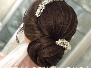شینیون ساده عروس
