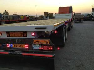 ساخت تریلی کفی دو محور در اصفهان