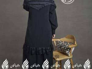 مانتو کرپ مشکی در قم