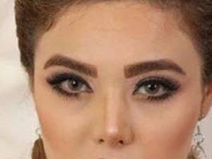 میکاپ صورت عروس