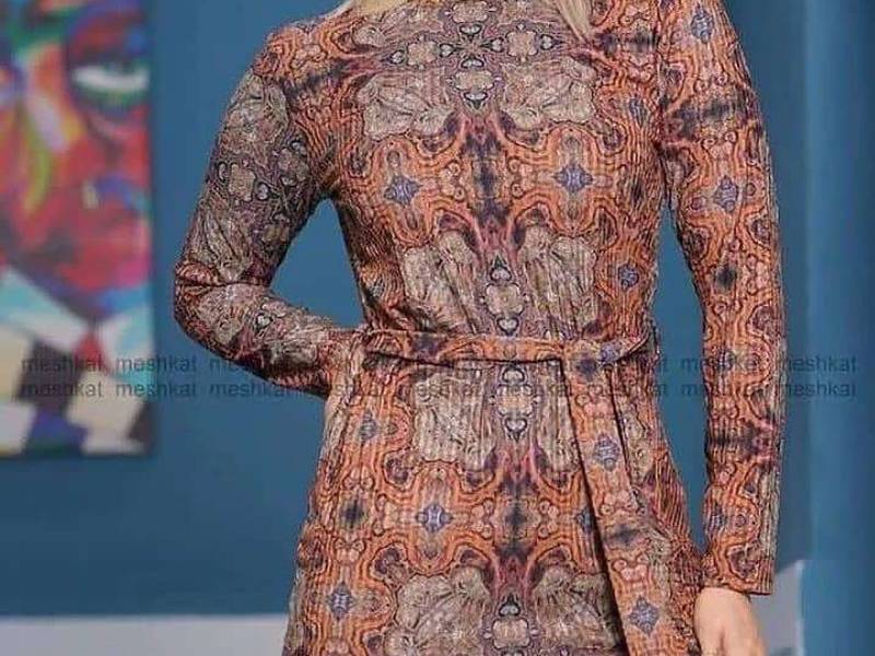 تونیک آنغوره پارچه طرح دار