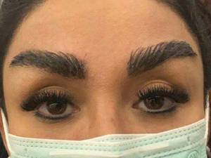 كاشت مژه موقت در تهران