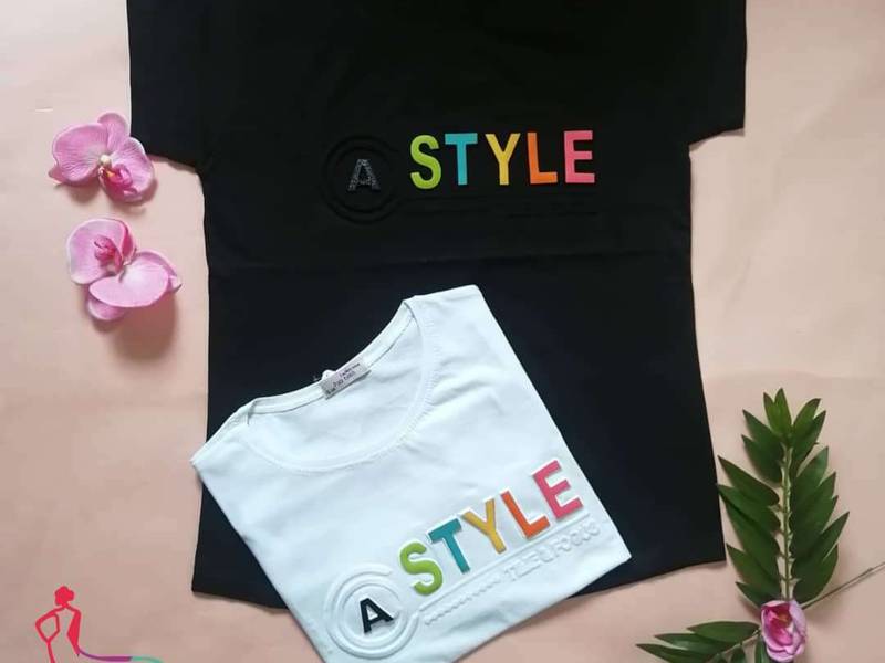 تیشرت نوشته برجسته STYLE در رشت