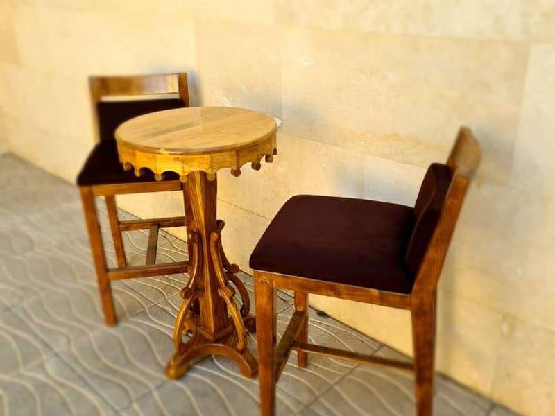 خرید میز و صندلی تمام چوب کافی شاپی در تبریز