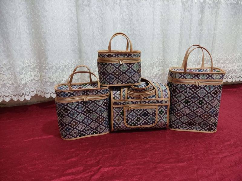 ست چهار تیکه فلاکسی جاجیم جاکارد