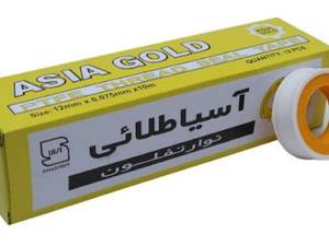 نوار تفلون آسیا خمیری طلایی