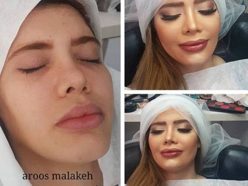 انجام میکاپ ساده و اروپایی