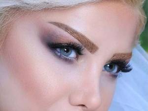 انجام میکاپ و آرایش صورت عروس