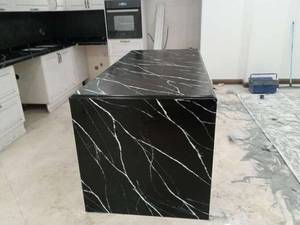 اجرا  و طراحی  صفحه کابینت با سنگ مارمونایت در تهران