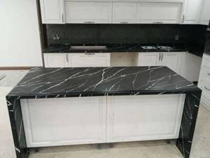 اجرا  و طراحی  صفحه کابینت با سنگ مارمونایت در تهران