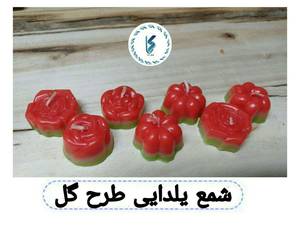شمع یلدایی طرح گل