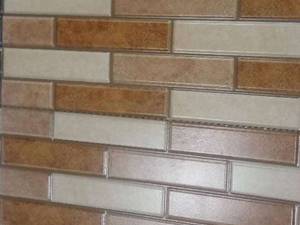 کاشی سایز 60*30طرح روبیک آجری مناسب  نما در یزد