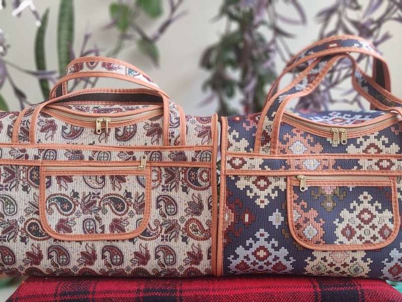 ساک مسافرتی بزرگ تک جاجیم جاکارد