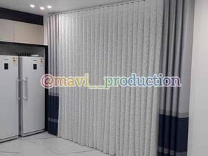 پرده ورتیکال طرح فوملوک‌ وسط گلدوزی در ارومیه