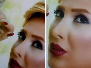 انجام میکاپ صورت