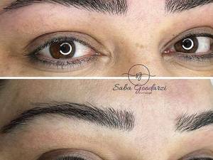 آموزش قرینه سازی ابرو با نرم افزار