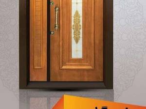 درب ونی گلس 1.5 لنگه در خمام