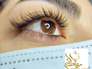 اكستنشن مژه به صورت حرفه ای در رشت