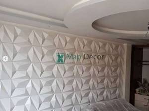 اجرای دیوار پوش  سه بعدی در رشت