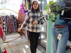 بلوز چهارخونه عروسکی در رشت