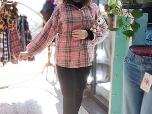 بلوز چهارخونه عروسکی در رشت