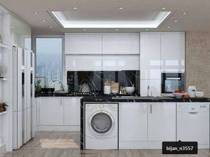کابینت های گلاس سفید اکلیلی پانوتک