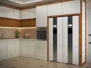 کابینت ترکیبی های گلاس سفید در سمنان