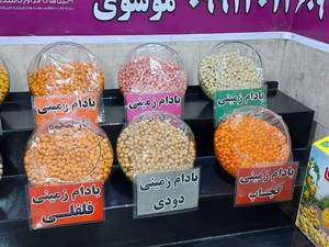 تولید بادام زمینی روکش دار در تهران