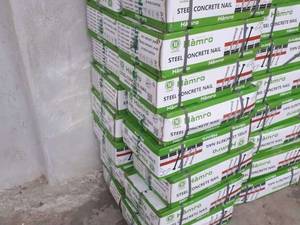 میخ فولادی جور سفید شیاردار