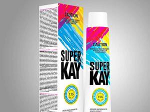 خریدرنگ موی۱۴۵میل SUPER KAYبا اکسیدان ۲۲۰میل در رشت
