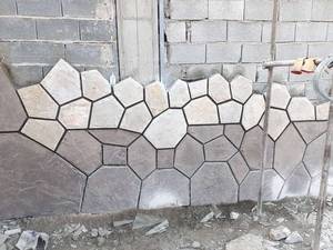 اجرای سنگ لاشه و سنگ ورقه ای در تهران