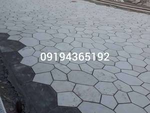 کف سازی محوطه با سنگ لاشه