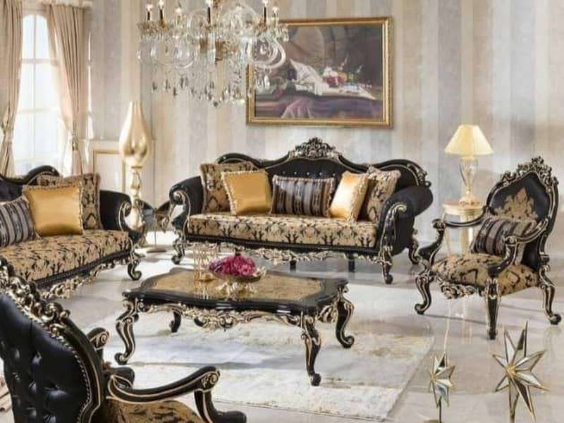 خرید مبل دو رو منبت چوب راش 9 نفره در قم