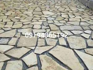 اجرای سنگ لاشه مالون ورقه ای