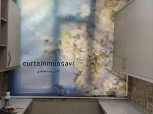 طراحی  پرده آشپزخانه تصویری در تهران