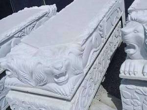 فروش سنگ قبر  طرح گل برجسته درتبریز