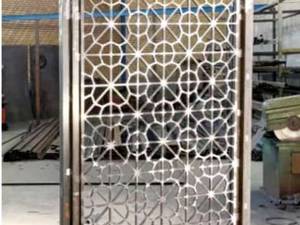 ساخت  درب تک لنگه گره چینی فلزی در تهران