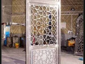 ساخت  درب تک لنگه گره چینی فلزی در تهران
