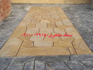 اجرا و نصب سنگ لاشه ورقه ای