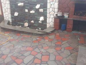 نصب سنگ کاری سنگ لاشه ورقه ای در تهران